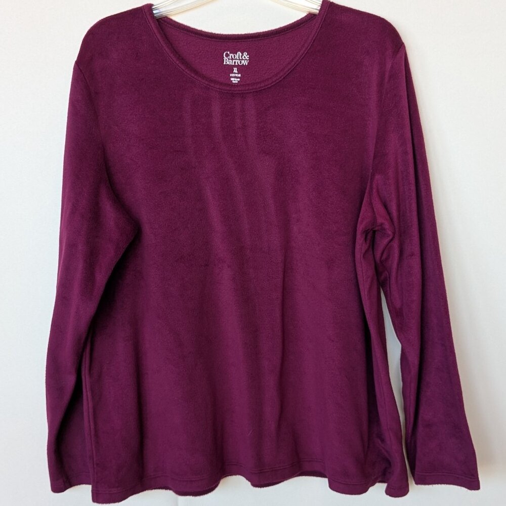 Soft Fleece Loungewear / Sleepwear Top